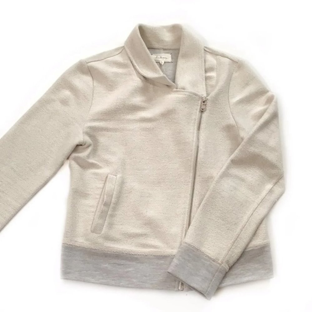 Lou and Gray Moto Sweater Jacket